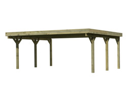 Zeige Details für Karibu CLASSIC Doppel Carport 1 Bild von Karibu CLASSIC Doppel Carport 1