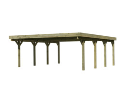 Zeige Details für Karibu CLASSIC Doppel Carport 2 Bild von Karibu CLASSIC Doppel Carport 2