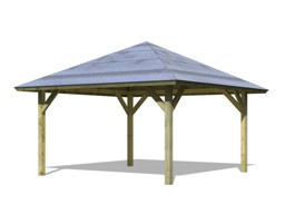 Zeige Details für Karibu Pavillon Carport Kirn 1 Bild von Karibu Pavillon Carport Kirn 1