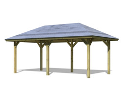 Zeige Details für Karibu Carport Pavillon Kirn 2 Bild von Karibu Carport Pavillon Kirn 2