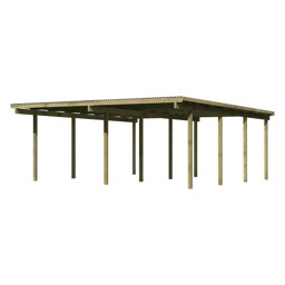 Zeige Details für Karibu ECO Doppelcarport 2 Bild von Karibu ECO Doppelcarport 2