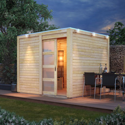 Zeige Produkte für Kategorie Karibu Gartenhäuser Qubic Bild für Kategorie Karibu Gartenhäuser Qubic