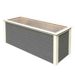 Zeige Details für Karibu 28 mm Hochbeet Sunny terragrau Bild von Karibu 28 mm Hochbeet Sunny terragrau