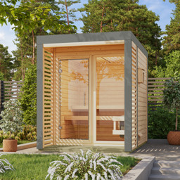 Zeige Details für Karibu 38 mm Saunahaus Ares 1 Bild von Karibu 38 mm Saunahaus Ares 1