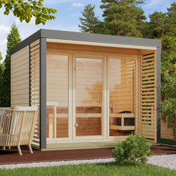 Zeige Details für Karibu 38 mm Saunahaus Ares 3 Bild von Karibu 38 mm Saunahaus Ares 3