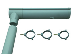 Zeige Details für Dachrinnenpaket 3 m Bild von Dachrinnenpaket 3 m