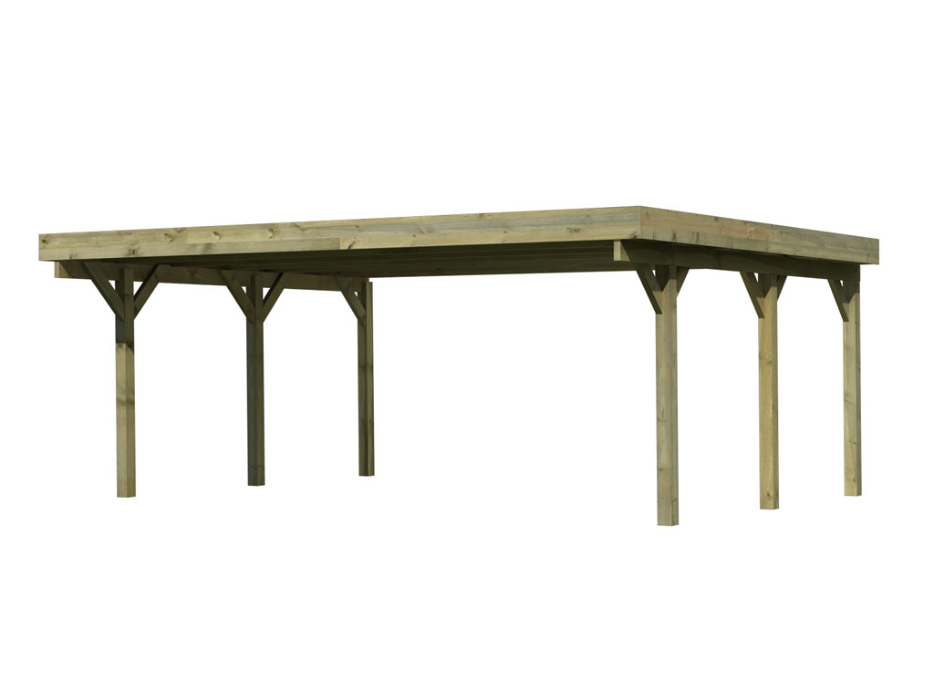 Bild von Karibu CLASSIC Doppel Carport 1