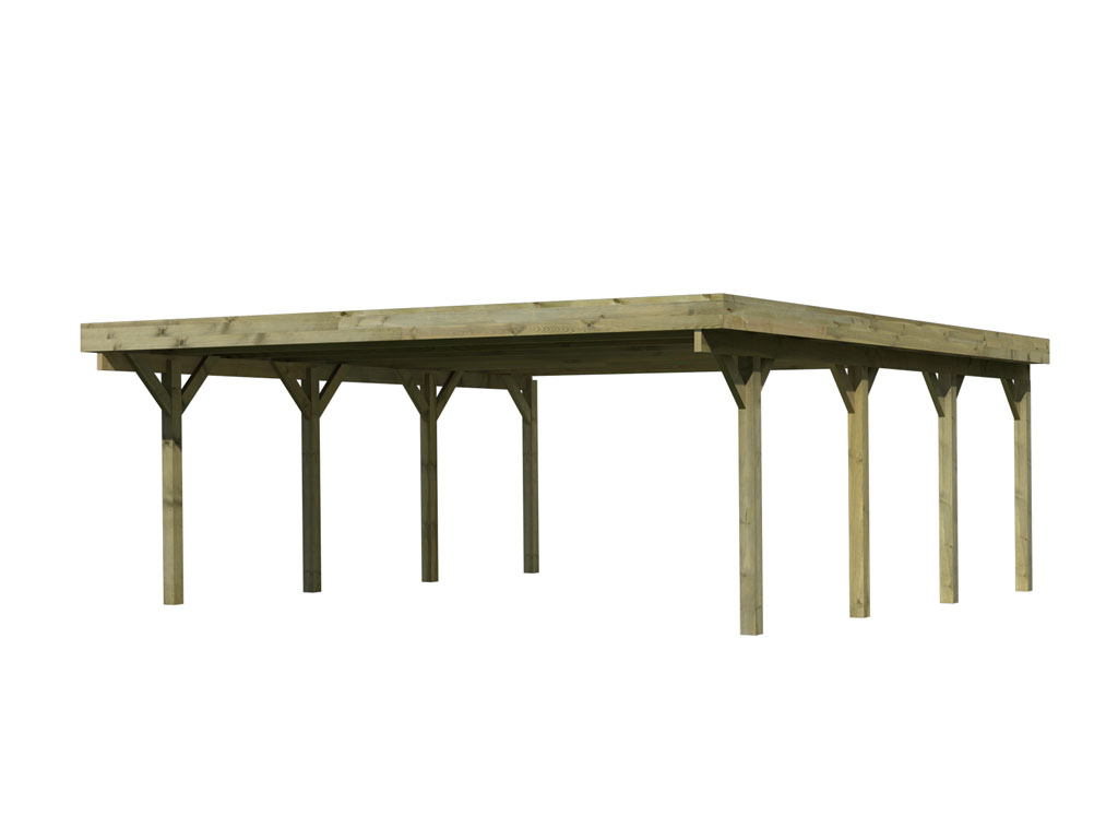 Bild von Karibu CLASSIC Doppel Carport 2