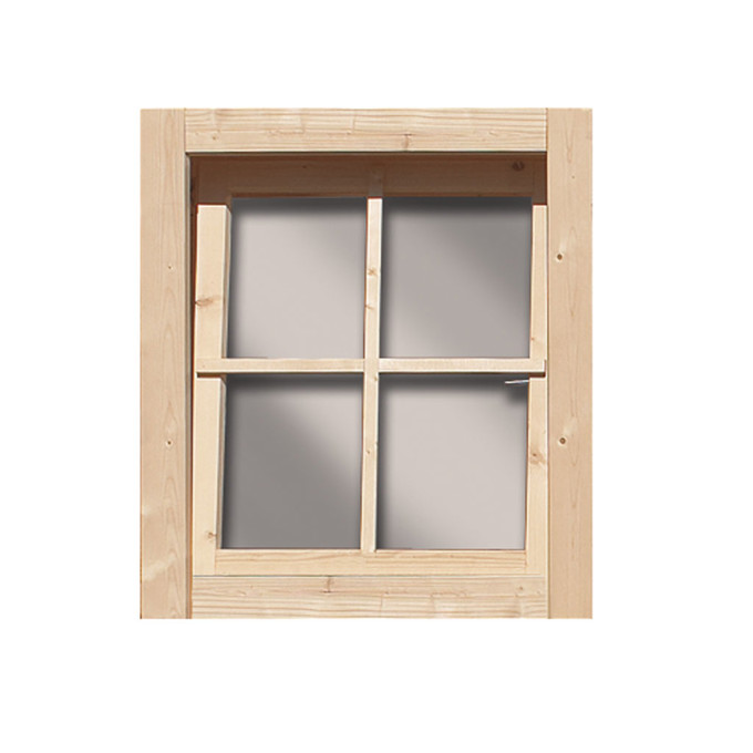 Bild von Karibu Dreh/Kipp Fenster 69 x 80 cm für 28 mm Gartenhaus