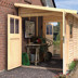 Bild von Karibu Doppelflügeltür für 19 mm Gartenhaus Wandlitz