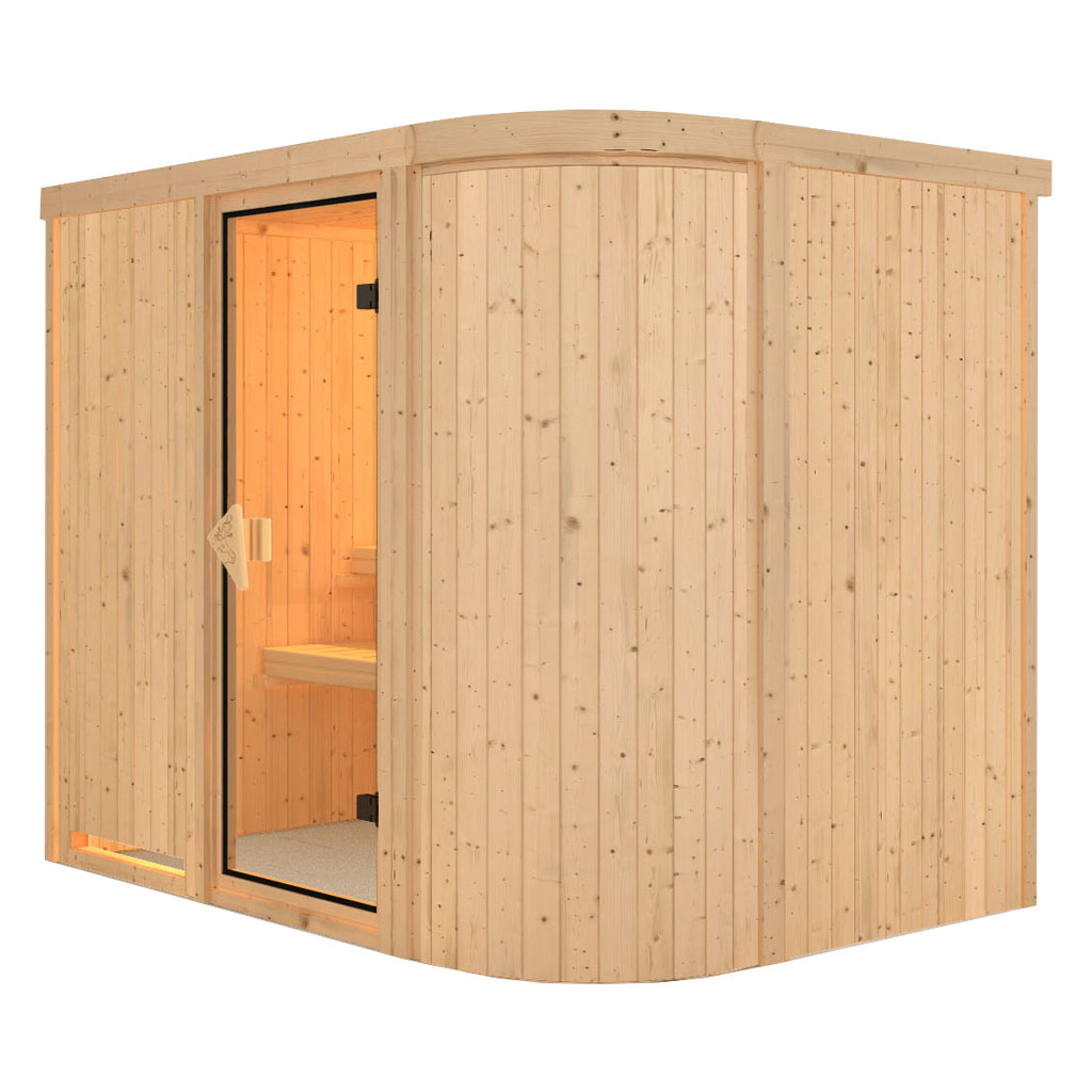Bild von Karibu 68 mm System Sauna Titania 4