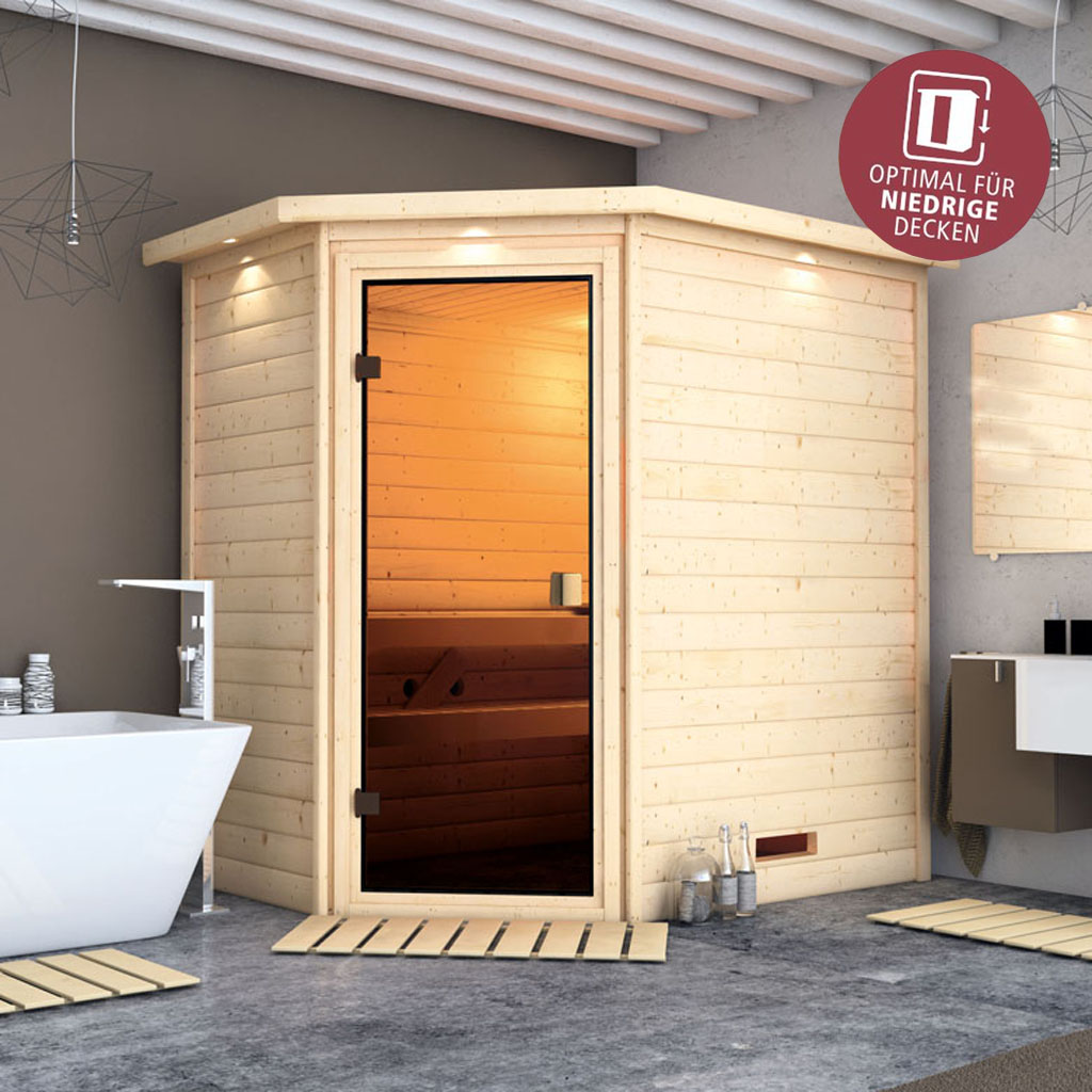 Bild für Kategorie Woodfeeling Massivsauna Yassin