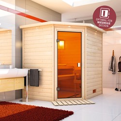 Bild für Kategorie Woodfeeling Massivsauna Elia
