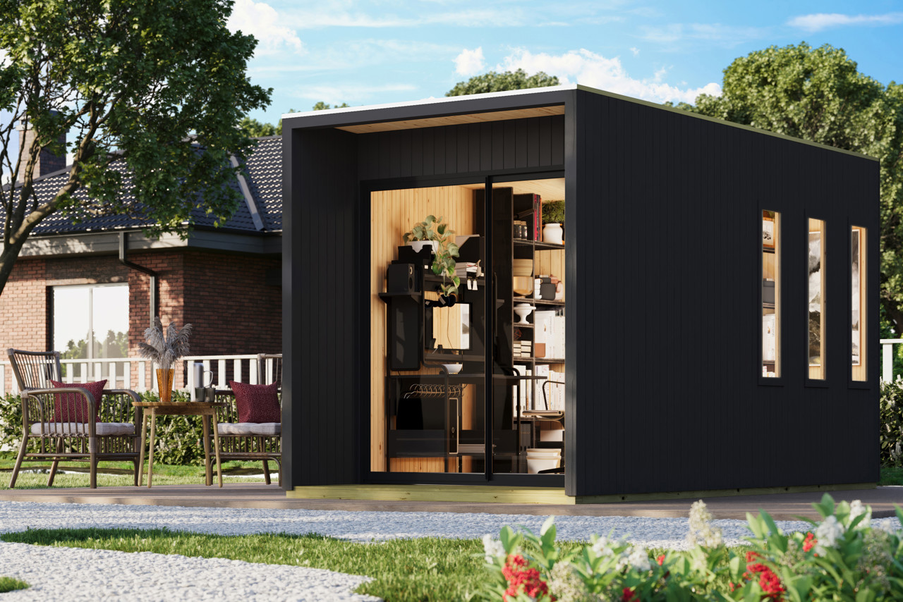 Karibu Gartenhaus Home Office Studio 2