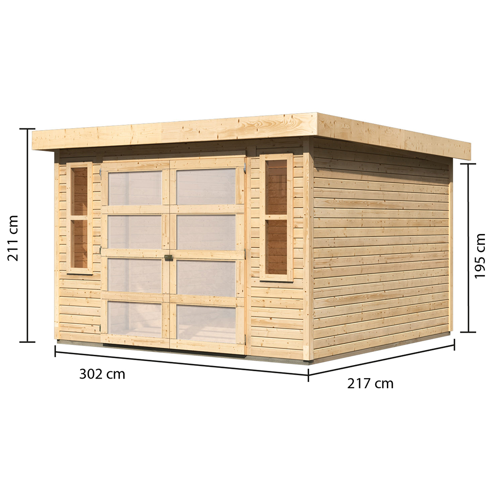 Gartenhauser Gerateschuppen Karibu Fussboden Fur Sockelmass 300 X 300 Cm 19 Mm Massivholzboden Garten Terrasse Anakui Com
